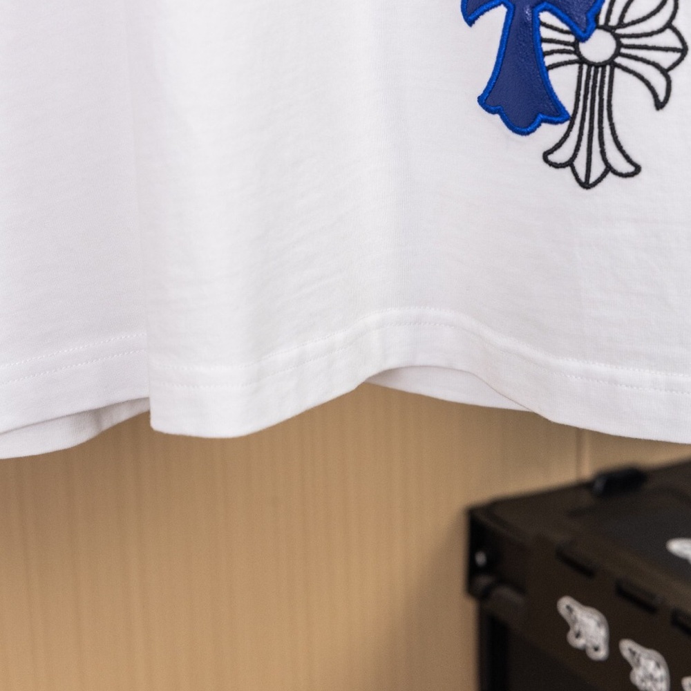 Brand New Chrome Hearts Multi-Color Cross Embroidered Sleeveless T-Shirt - Picture 8 of 13